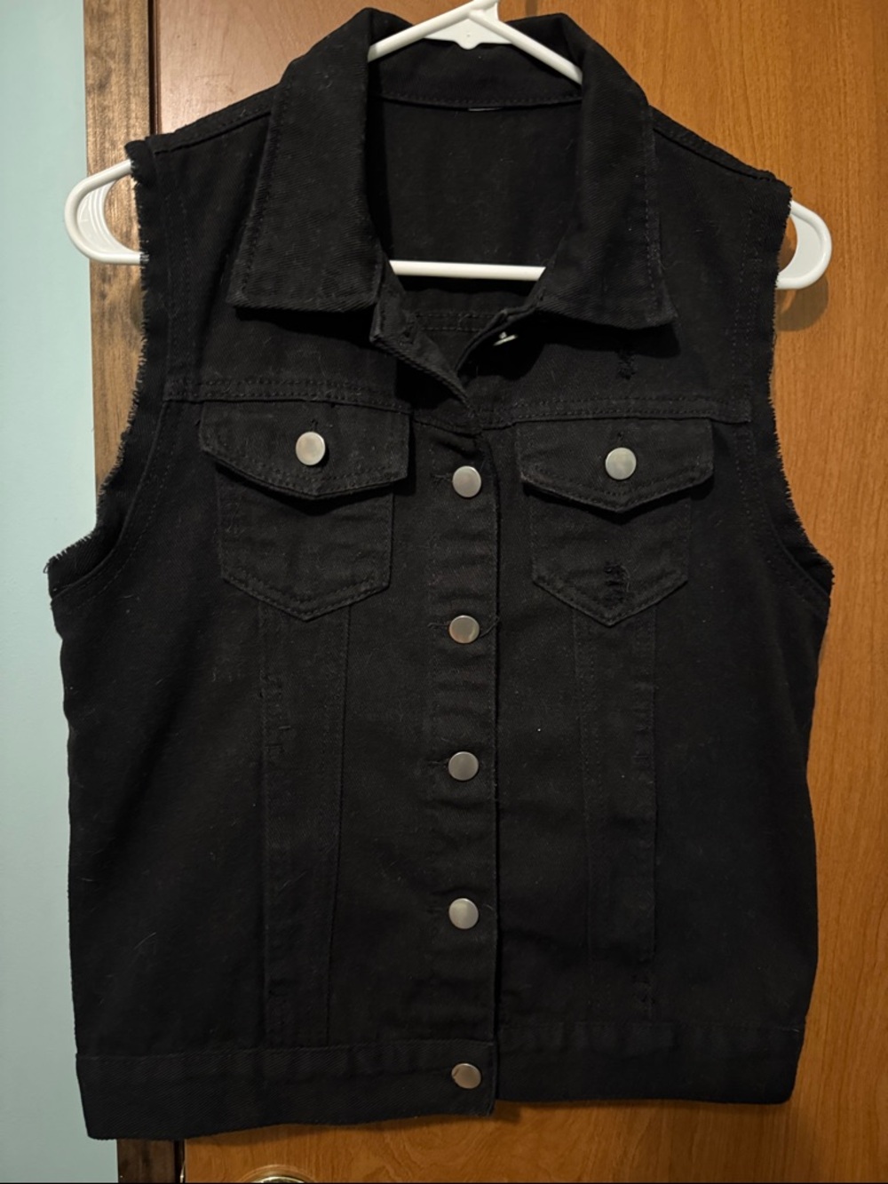 Denim Sleeveless Vest